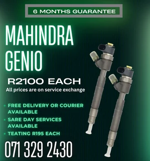 Mahindra Genio Injectors For Sale With Warranty