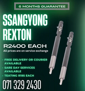 Ssangyong Rexton Diesel Injectors For Sale With Warranty