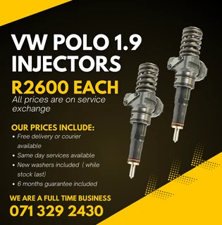 Vw Polo 1.9 Injectors For Sale With Warranty