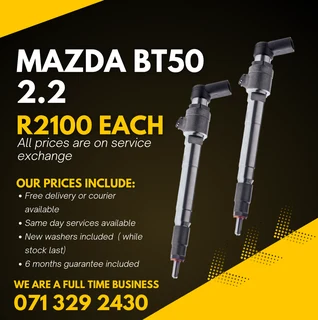 Mazda Bt50 3.0 Diesel Injectors For Sale With Warranty