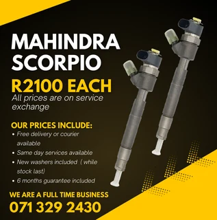 Mahindra Scorpio Injectors For Sale With Warranty