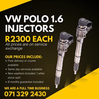 Vw Polo 1.6 Injectors For Sale With Warranty