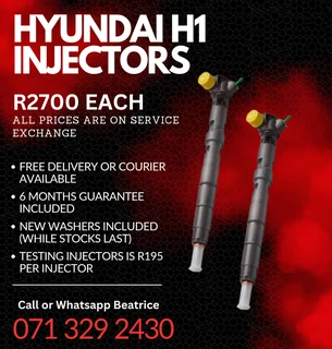Hyundai H1 Injectors For Sale With Warranty