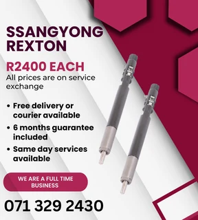 Ssangyong Rexton Injectors For Sale With Warranty