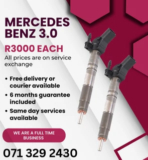 Mercedes Benz 3.0 Injectors For Sale With Warranty