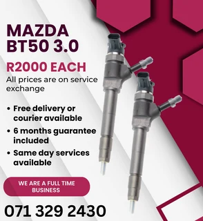 Mazda Bt50 3.0 Injectors For Sale With Warranty