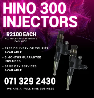 Hino 300 Truck Injectors For Sale With Warranty
