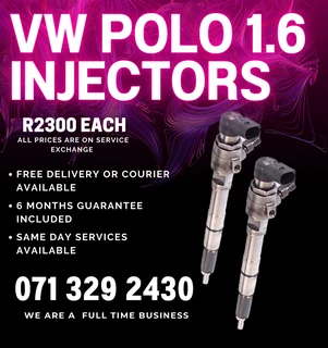 Vw Polo 1.6 Injectors For Sale With Warranty