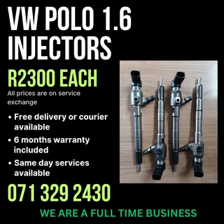 Vw Polo 1.6 Diesel Injectors For Sale With Warranty