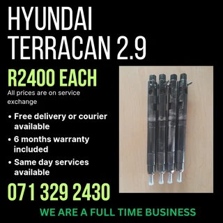 Hyundai Terracan 2.9 Injectors For Sale With Warranty