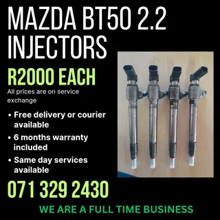 Mazda Bt50 2.2 Diesel Injectors For Sale With Warranty