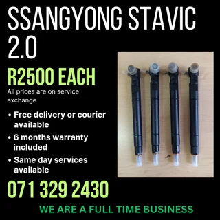 Ssangyong Stavic 2.0 Diesel Injectors For Sale With Warranty