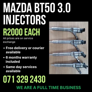 Mazda Bt50 3.0 Diesel Injectors For Sale With Warranty