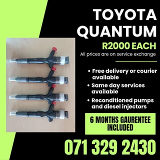 Toyota Quantum Injectors For Sale With Warranty