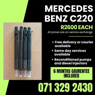Mercedes Benz C220 Diesel Injectors For Sale With Warranty