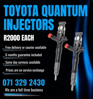 Toyota Quantum Diesel Injectors For Sale With Warranty