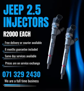 Jeep 2.5 Injectors For Sale With Warranty