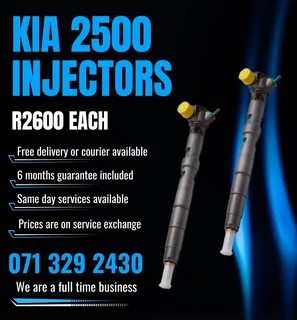 Kia 2500 Injectors For Sale With Warranty