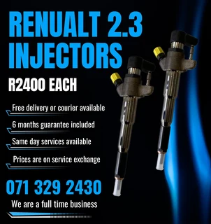 Renualt 2.3 Diesel Injectors For Sale With Warranty