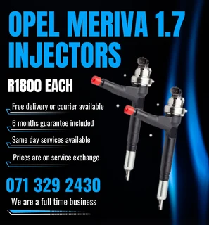 Opel Meriva 1.7 Injectors For Sale With Warranty