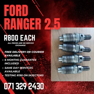 Ford Ranger 2.5 Injectors For Sale With Warranty