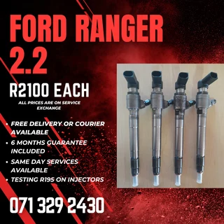 Ford Ranger 2.2 Diesel Injectors For Sale With Warranty