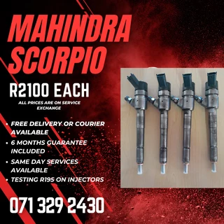 Mahindra Scorpio Injectors For Sale With Warranty