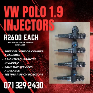 Vw Polo 1.9 Diesel Injectors For Sale With Warranty