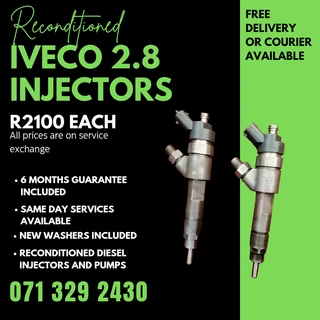 Iveco 2.8 Diesel Injectors For Sale With Warranty
