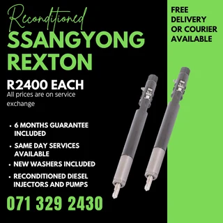 Ssangyong Rexton Injectors Fpr Sale With Warranty