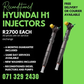 Hyundai H1 Injectors For Sale With Warranty