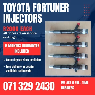 Toyota Fortuner Diesel Injectors For Sale With Warranty