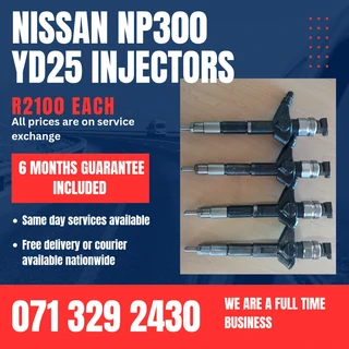 Nissan Np300 Yd25 Diesel Injectors For Sale With Warranty