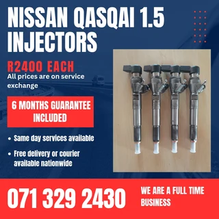 Nissan Qasqai 1.5 Diesel Injectors For Sale With Warranty