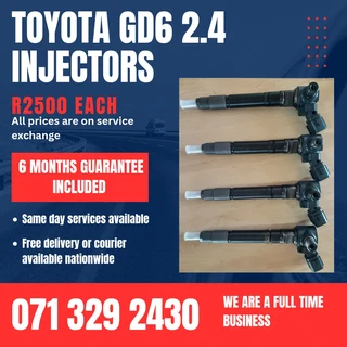 Toyota Gd6 2.4 Injectors For Sale With Warranty