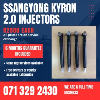 Ssangyong Kyron 2.0 Diesel Injectors For Sale With Warranty