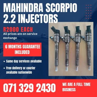 Mahindra Scorpio 2.2 Injectors For Sale With Warranty