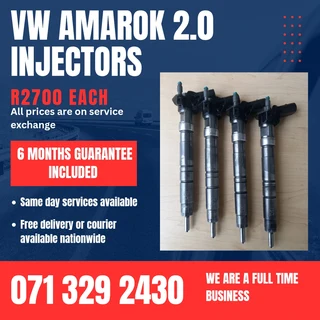 Vw Amarok 2.0 Diesel Injectors For Sale With Warranty