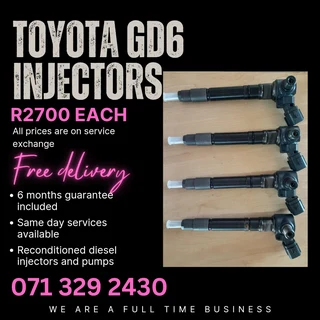 Toyota Gd6 Diesel Injectors For Sale With Warranty