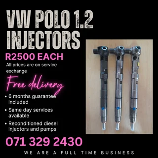 Vw Polo 1.2 Diesel Injectors For Sale With Warrantt