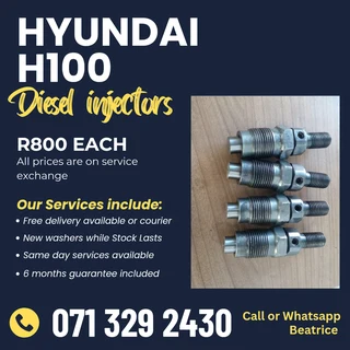 Hyundai H100 Diesel Injectors For Sale With Warranty