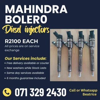 Mahindra Bolero Injectors For Sale With Warranty