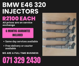 BMW E46 320 INJECTORS FOR SALE WITH WARRANTY