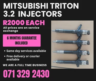 Mitsubishi Triton 3.2 Injectors For Sale With Warranty On