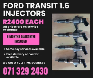 FORD TRANSIT 1.6 INJECTORS FOR SALE WITH WARRANTY