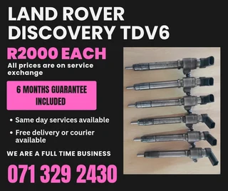 LAND ROVER DISCOVERY TDV6 DIESEL INJECTORS FOR SALE WITH WARRANTY