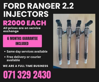 Ford Ranger 2.2 Diesel Injectors For Sale With Warranty
