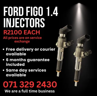 Ford Figo 1.4 Diesel Injectors For Sale With Warranty
