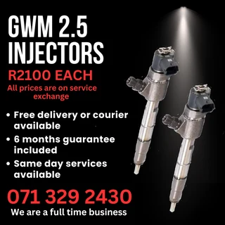 Gwm 2.5 Diesel Injectors For Sale With Warranty