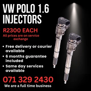 Vw Polo 1.6 Diesel Injectors For Sale With Warranty